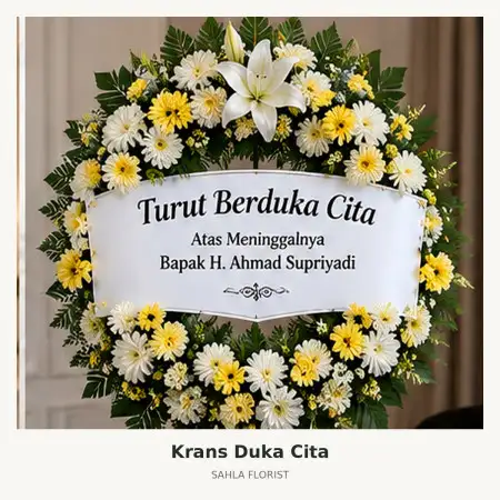 Krans Bunga Duka Sudirman Grand Ballroom Bandung